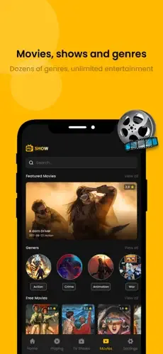 sony-4k-smart-android-led-projector Movies and shows